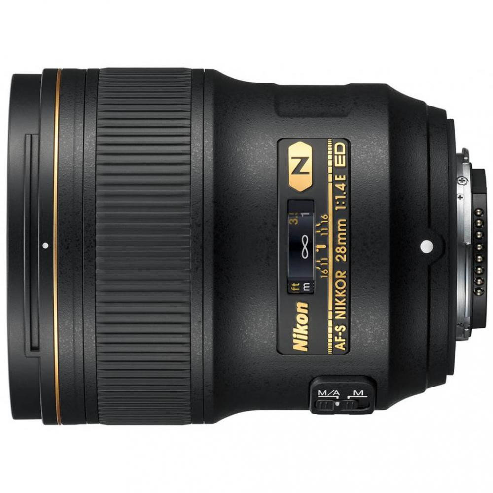 Акція на Nikon AF-S Nikkor 28mm f/1,4E Ed від Stylus