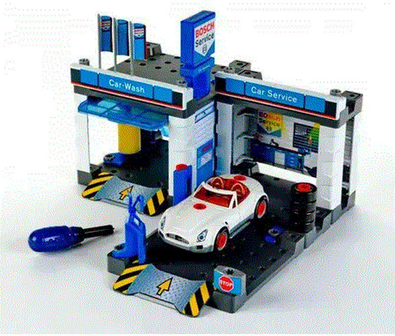 Акція на Іграшковий набір - Автосервісна станція з автомийкою Bosch Mini (Бош) від Y.UA