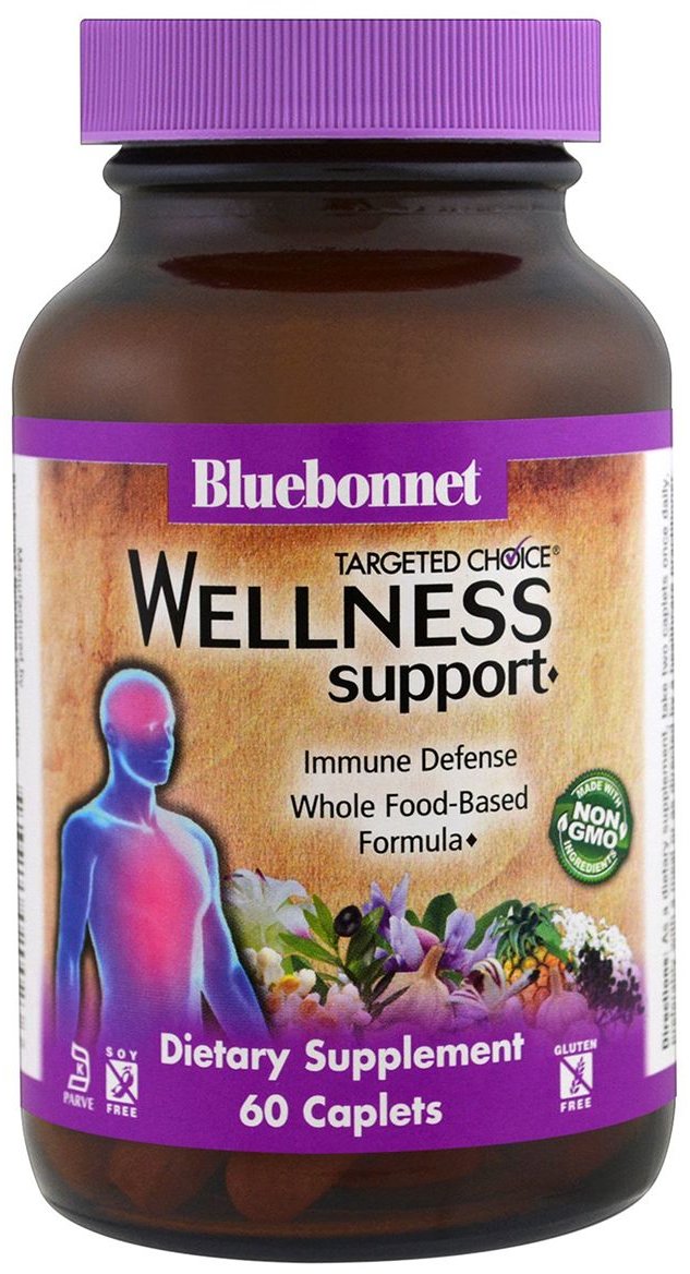 Акція на Bluebonnet Nutrition Wellness Support, 60 Caplets (BLB2002) від Stylus