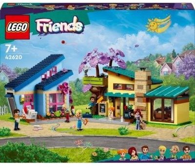 Акція на Конструктор Lego Friends Семейные дома Олли и Пэйсли (42620) від Stylus