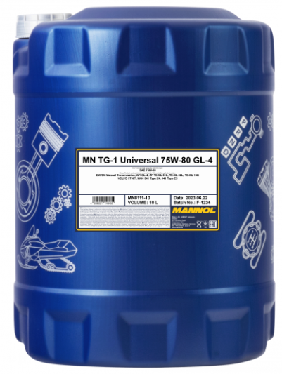 Акція на Трансмиссионное масло Mannol 8111 TG-1 Universal GL-4 75W-80. 20 л (MN8111-20) від Stylus