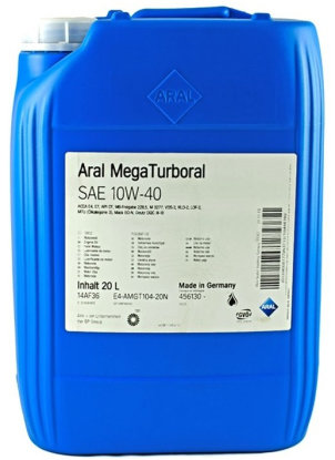Акция на Моторное масло Aral MegaTurboral 10W-40 La 20л от Stylus