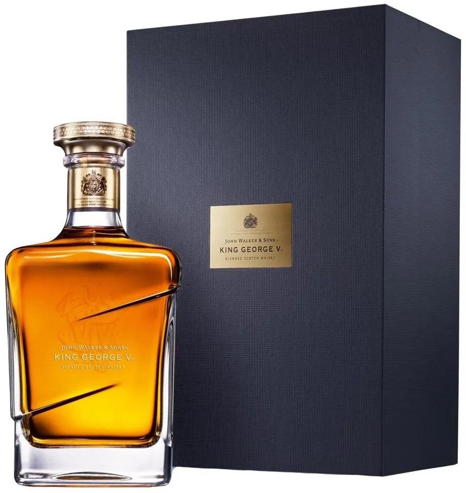 Акція на Виски Johnnie Walker Blue label King George V, 25 YO, 0.75л 43%, в подарочной упаковке (BDA1WS-JWE075-008) від Stylus