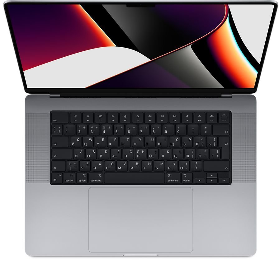 Акція на Apple Macbook Pro 16" M1 Pro 1TB Space Gray Custom (Z14W00105) 2021 від Y.UA