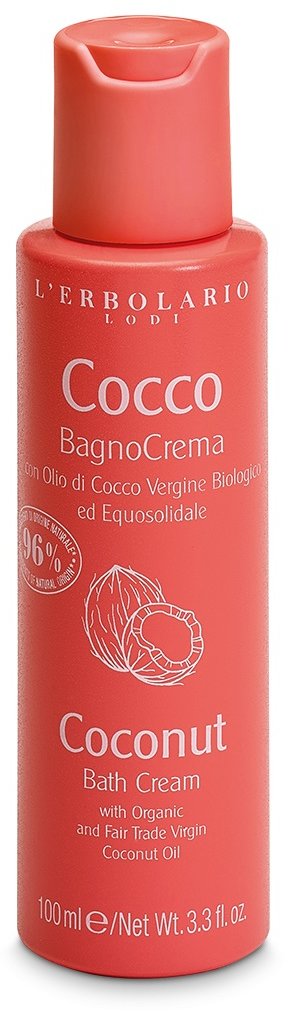 Акція на L'Erbolario Coconut Bath Cream Увлажняющий крем для душа Карибский Кокос 100 g від Stylus