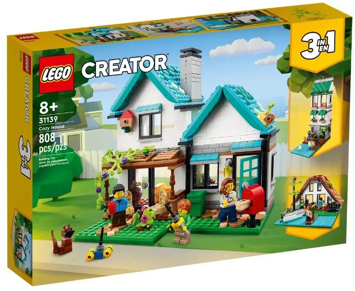 Акція на Конструктор Lego Creator 3-in-1 Затишний будинок 808 деталей (31139) від Y.UA