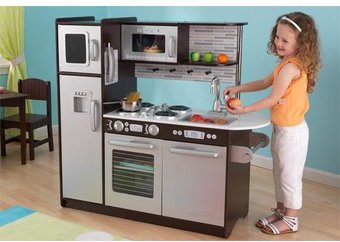 Акція на Детская кухня KidKraft Uptown Espresso Kitchen (53260) від Stylus