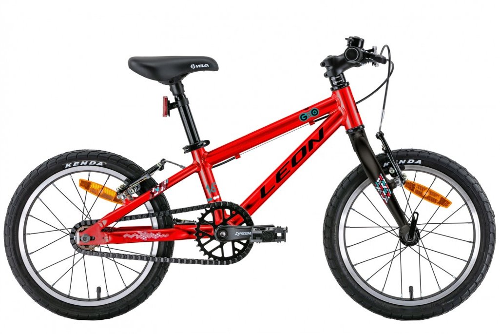 Акция на Велосипед 16" Leon Go Vbr 2022 (красный с черным) от Stylus