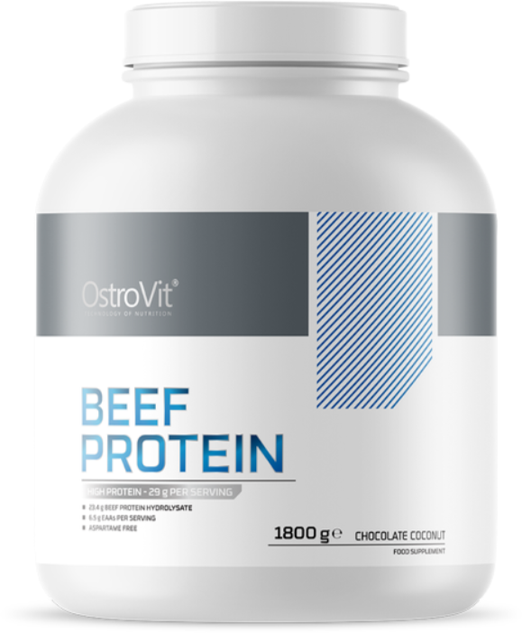 Акція на OstroVit Beef Protein 1800 g / 60 servings / chocolate coconut від Stylus