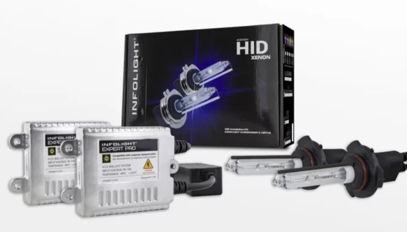 Акція на Комплекти ксенону Infolight Expert Pro HB4 9006 4300K+Pro від Y.UA