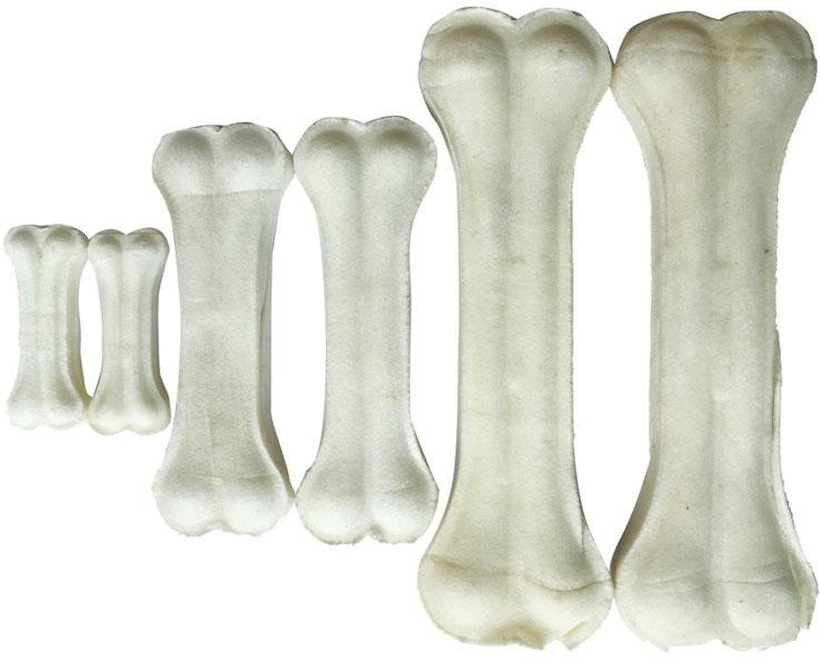Акція на Лакомство для собак Fox Прессованная кость из беленой сыромятной кожи 5 см 10-11 г в кусочке 500 г від Stylus