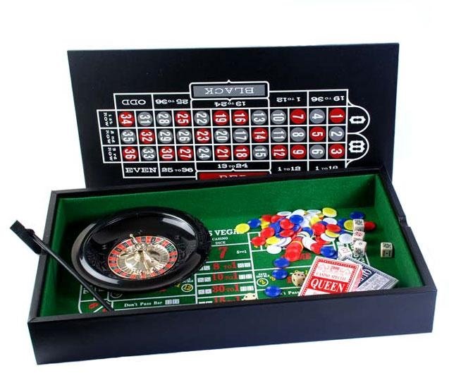 Акція на Набір Duke: рулетка, міні покер з фішками (38-2820) від Y.UA