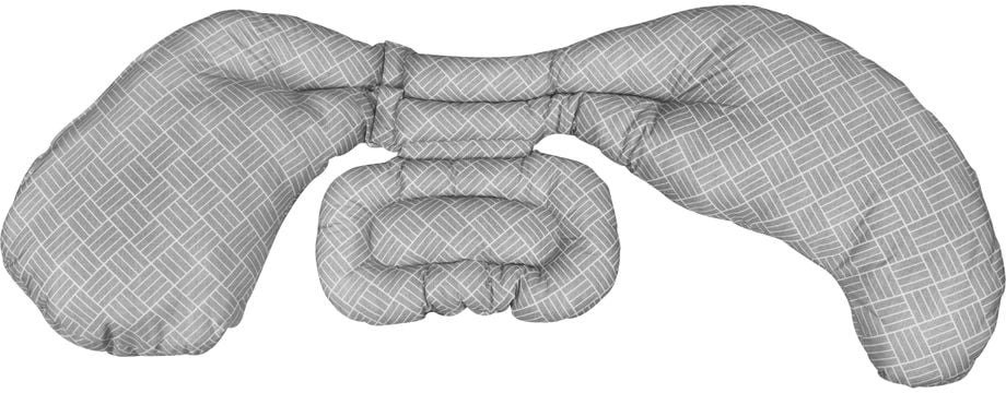 Акция на Подушка для беременных Chicco Boppy Total Body Pillow серая (79923.37) от Stylus