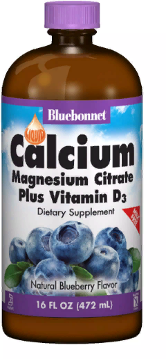Акція на Bluebonnet Nutrition Calcium Magnesium Citrate + Vitamin D3, Natural Blueberrry Flavor, 16 oz (472 ml) (BLB0686) від Stylus