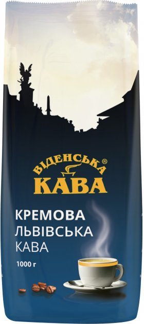Акция на Кава Віденська кава Кремова Львівська в зернах 1 кг (4820000371094) от Y.UA