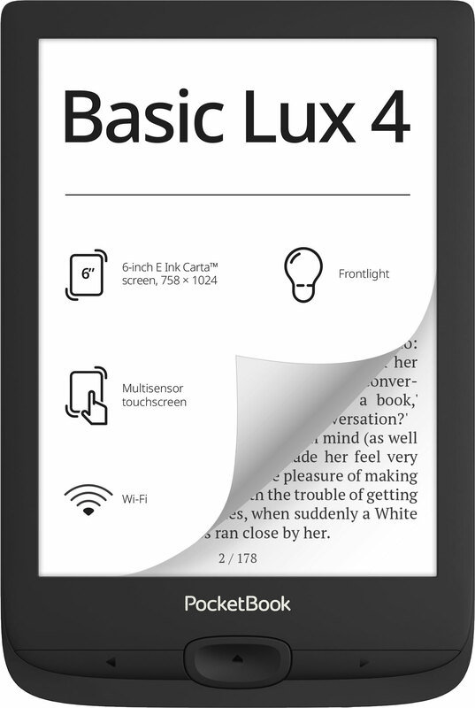 Акція на PocketBook 618 Basic Lux 4 Black (PB618-P-CIS) від Stylus