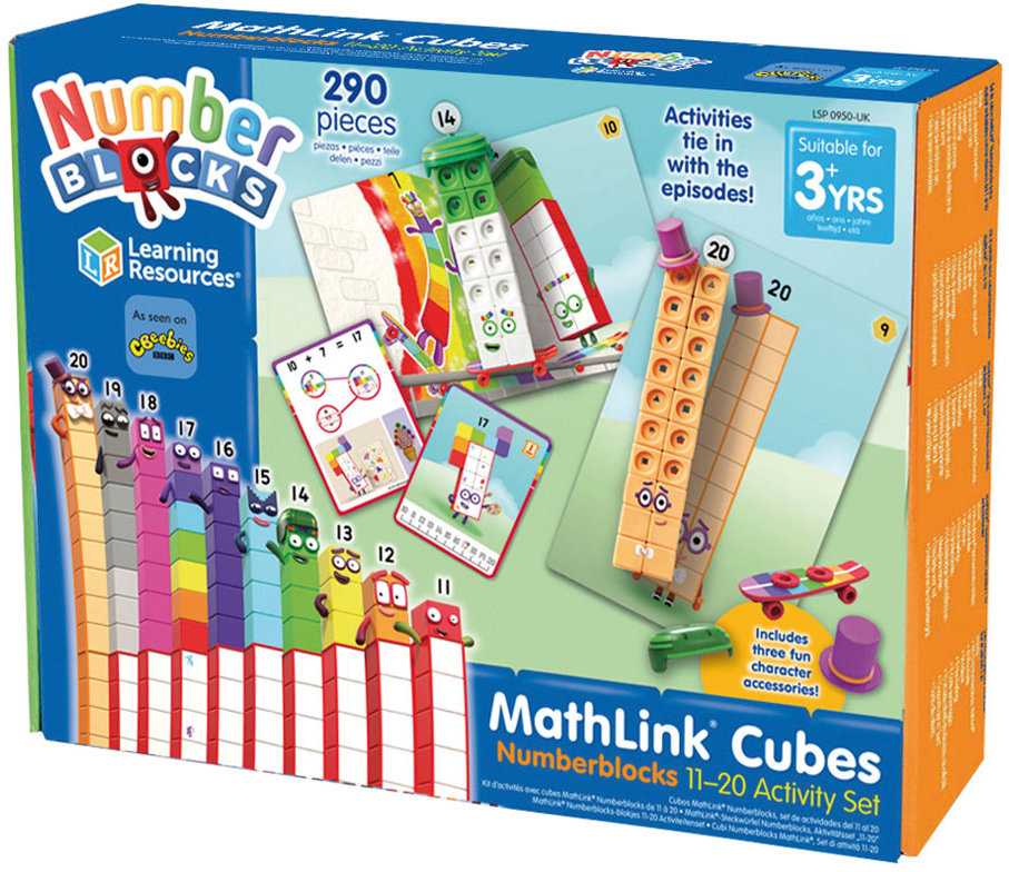 Акція на Обучающий игровой набор Learning Resources Numberblocks Учимся считать Mathlink® Cubes (LSP0949-UK) від Stylus