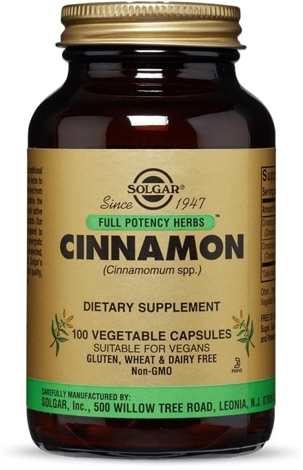 Акція на Solgar Full Potency Herbs Cinnamon 100 Vegetable Capsules від Stylus
