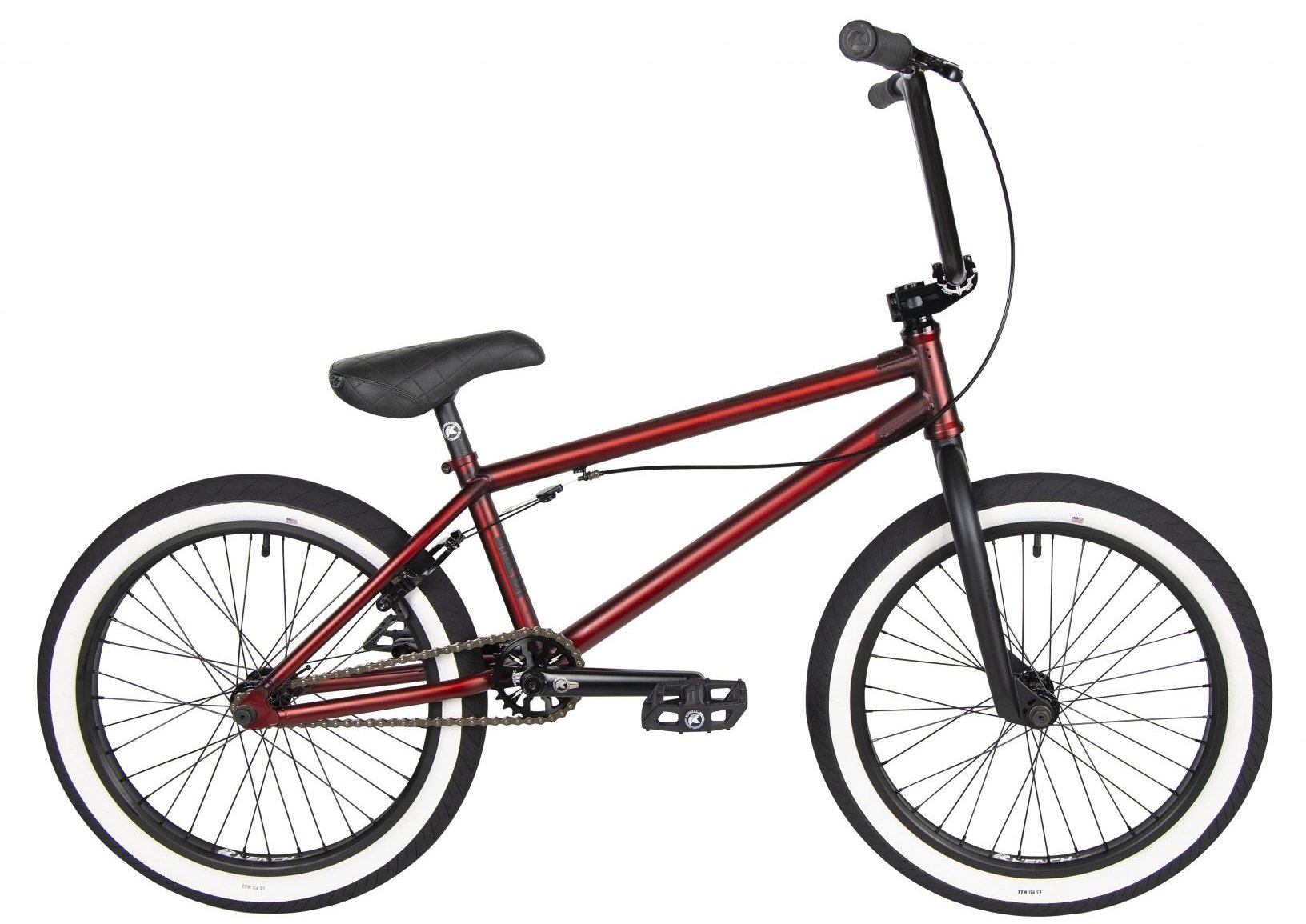 Акція на Велосипед 20" Kench Bmx Pro Cro-Mo 21" красный металлик (матовый) від Stylus