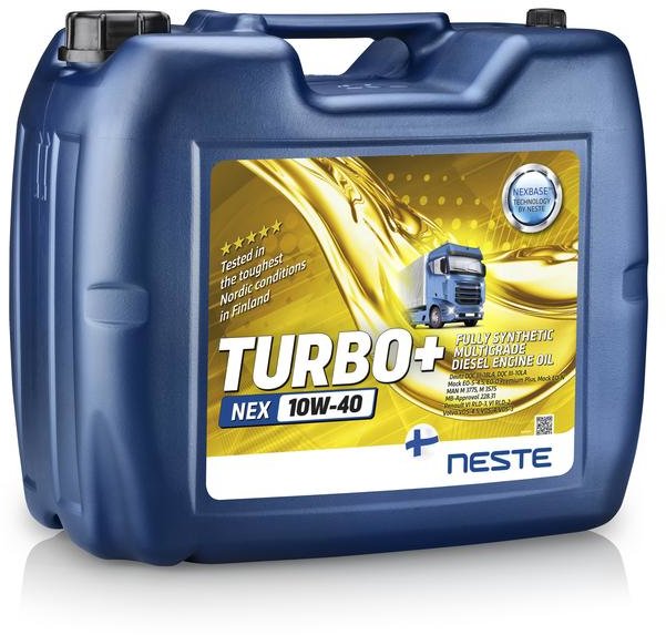 Акція на Масло моторное Neste Turbo+ 10W40 Nex E9 синтетическое 17кг від Stylus