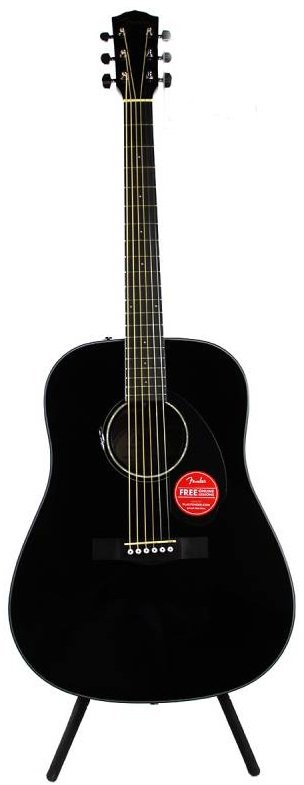 Акція на Акустическая гитара Fender CD-60S Black Wn від Stylus