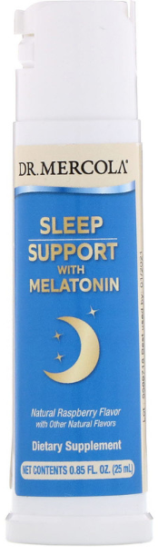 Акція на Dr. Mercola Melatonin Sleep Support 25 ml Raspberry Flavor (MCL-01197) від Stylus