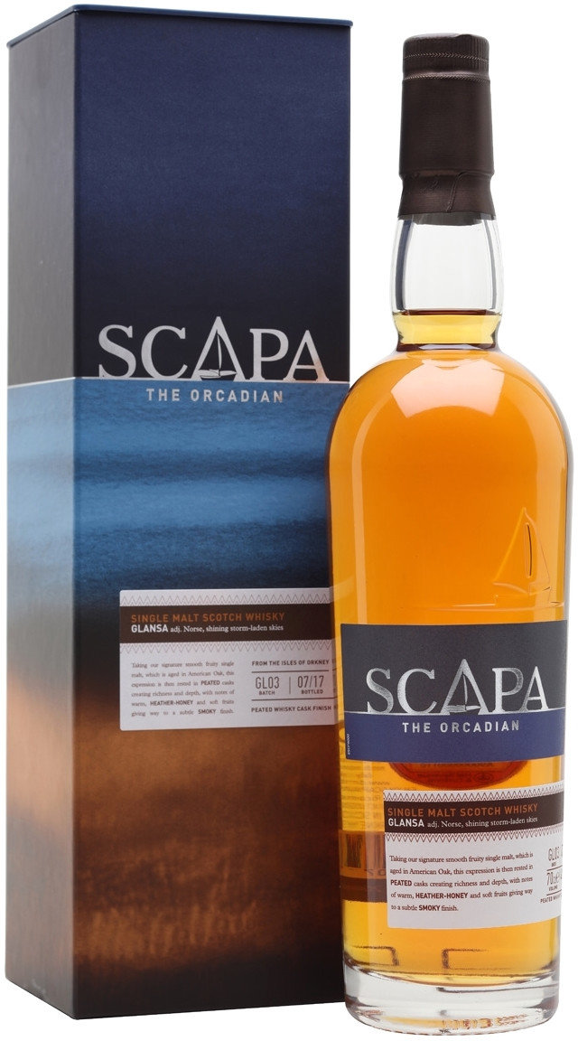 Акція на Виски Scapa Glansa, 0.7л 40%, gift box (STA5000299607176) від Stylus