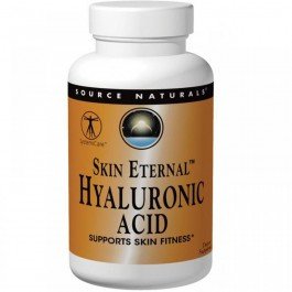 Акція на Source Naturals Hyaluronic Acid 50mg, Theanine Serene, Skin Eternal, 60 Tab від Stylus