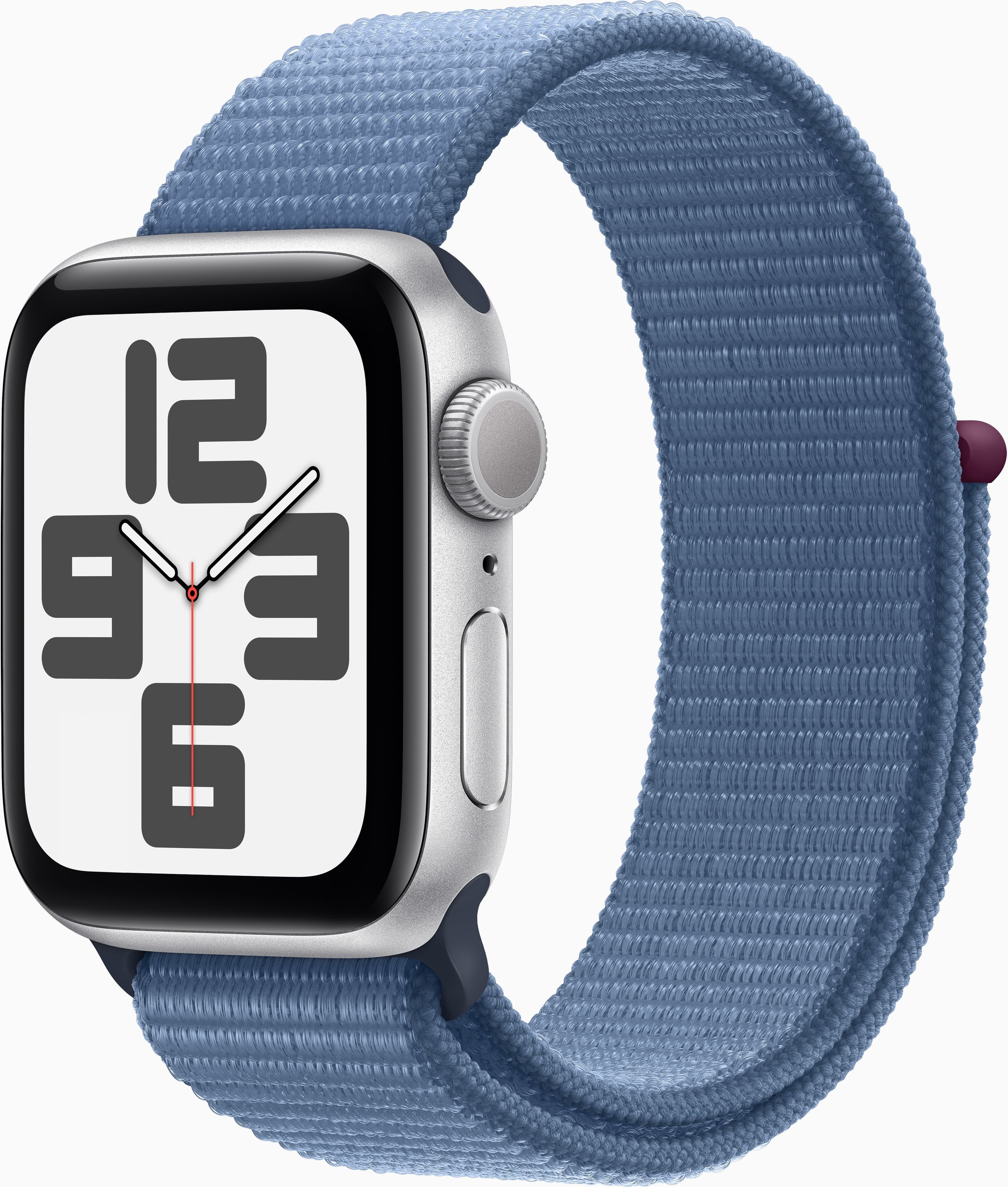 Акція на Apple Watch Se 2 2023 40mm Gps Silver Aluminum Case with Winter Blue Sport Loop (MRE33) від Y.UA