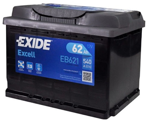Акція на Exide Excell 6СТ-62 (EB621) від Y.UA