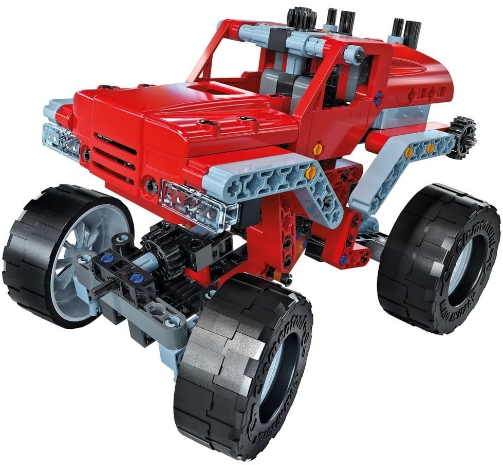 Акція на Конструктор 10 в 1 Clementoni Monster Truck серия Science & Play 200 деталей (75038) від Stylus