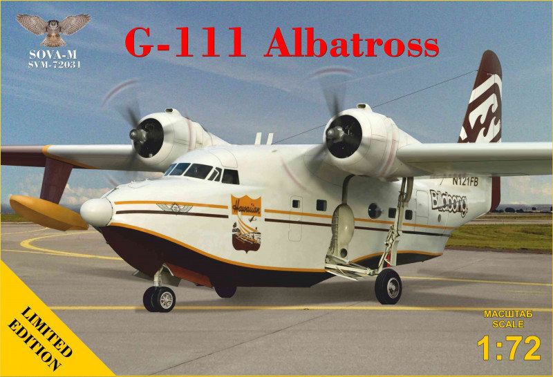 Акція на Модель Sova Model багатоцільовий літак-амфібія G-111 Albatross від Y.UA