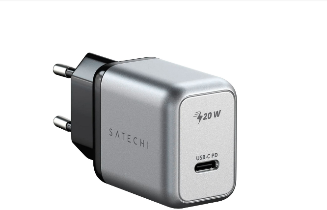 Акция на Satechi 20W USB-C Pd Wall Charger Space Gray (ST-UC20WCM-EU) от Stylus