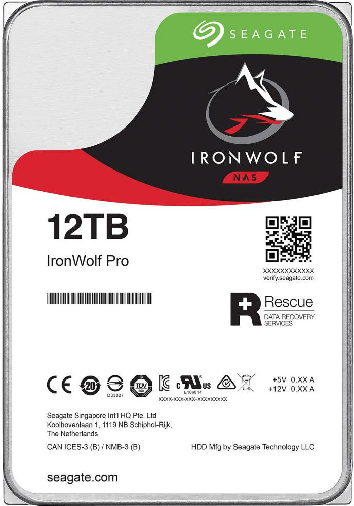 Акція на Seagate IronWolf Pro 12 Tb (ST12000NE0008) від Y.UA