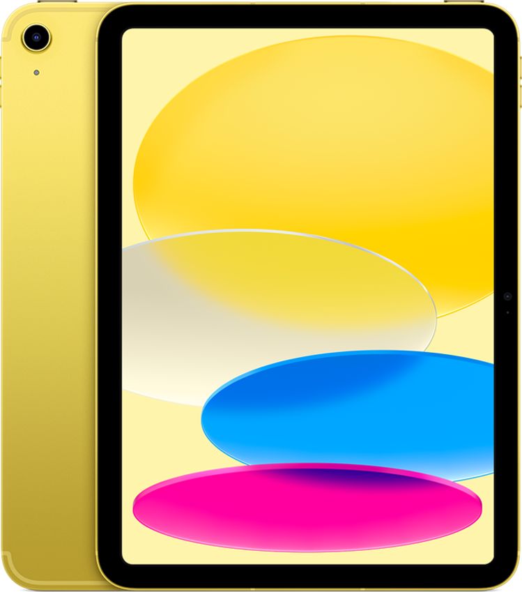 Акція на Apple iPad 10 10.9" 2022 Wi-Fi + Lte 64GB Yellow (MQ6L3) від Stylus