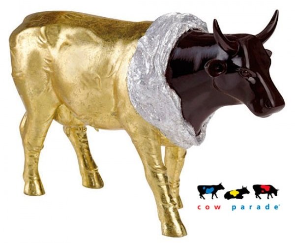 Акція на Коллекционная статуэтка корова Cow Parade Vaquita de Chocolat Size L (46705) від Stylus