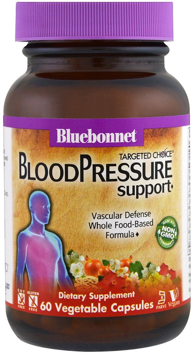 Акція на Bluebonnet Nutrition Blood Pressure Support, 60 Vegetable Capsules (BLB2008) від Stylus
