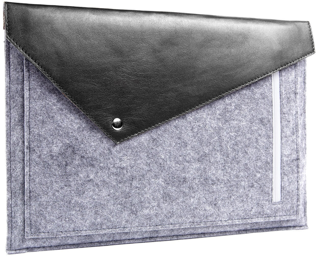 Акция на Gmakin Cover Envelope Felt Black/Grey with Snap (GM13-15) for MacBook Pro 15/Pro 16 от Y.UA