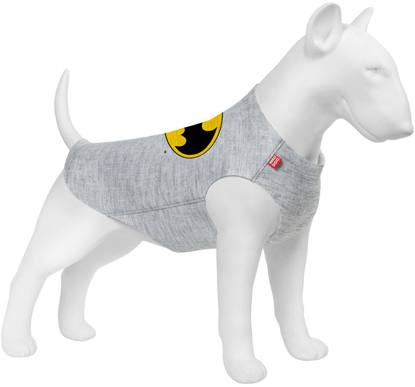 Акція на Майка для собак Waudog Clothes рисунок "Бэтмен лого" M40 B 62-68 см С 35-40 см (297-2001) від Stylus