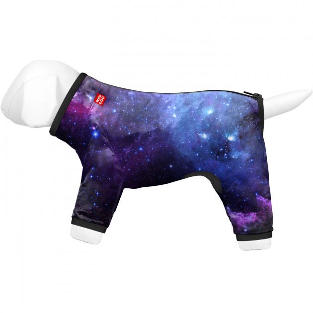 Акція на Дождевик для собак Waudog Clothes рисунок NASA21 M47 обхват груди 69-72 см обхват шеи 47-50 см від Stylus