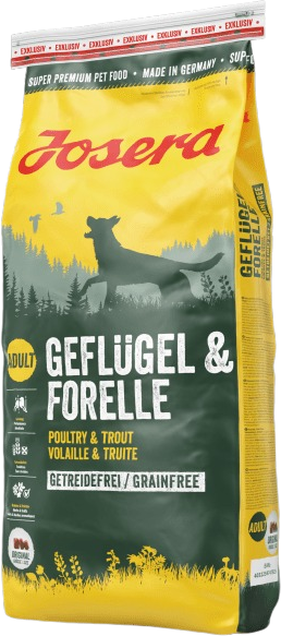 Акція на Сухой корм Josera Geflügel & Forelle для собак 15 кг від Stylus