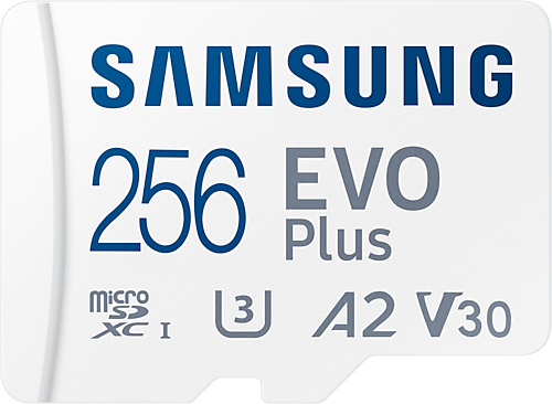 Акція на Samsung 256GB microSDXC Class 10 UHS-I U3 Evo Plus + adapter (MB-MC256KA/EU) від Y.UA