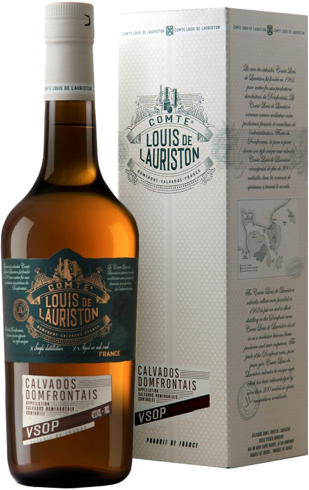 Кальвадос Comte Louis de Lauriston VSOP, 0.7л 42%, у подарунковій упаковці (BDA1BR-BKC070-003)
Кальвадос Comte Louis de Lauriston VSOP, 0.7л 42%, у подарунковій упаковці (BDA1BR-BKC070-003)