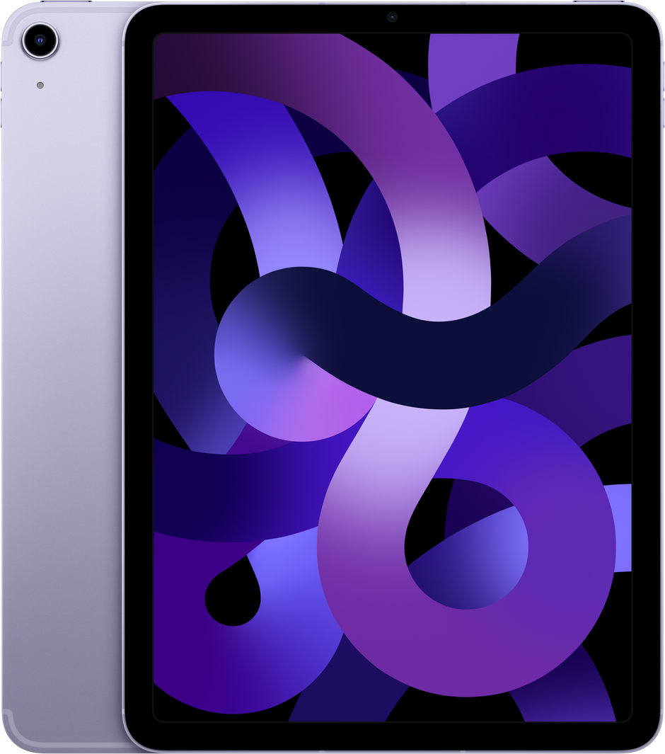 Акція на Apple iPad Air 5 10.9" 2022 Wi-Fi + Lte 256GB Purple (MMED3) від Stylus