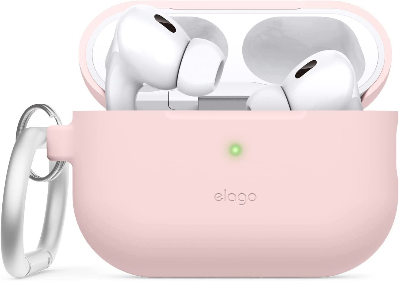 Акція на Чохол для навушників Elago Silicone Hang Case Lovely Pink (EAPP2SC-HANG-LPK) для Apple AirPods Pro 2 від Y.UA