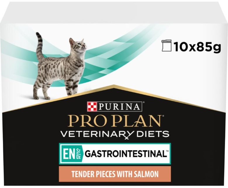 Акція на Влажный корм Pro Plan Veterinary Diets En Gastrointestinal с лососем 10x85 г (7613035983359) від Stylus