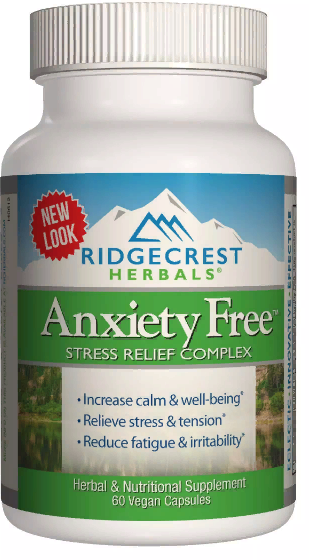 Акція на RidgeCrest Herbals Anxiety Free, 60 Vegan Capsules (RCH320) від Stylus