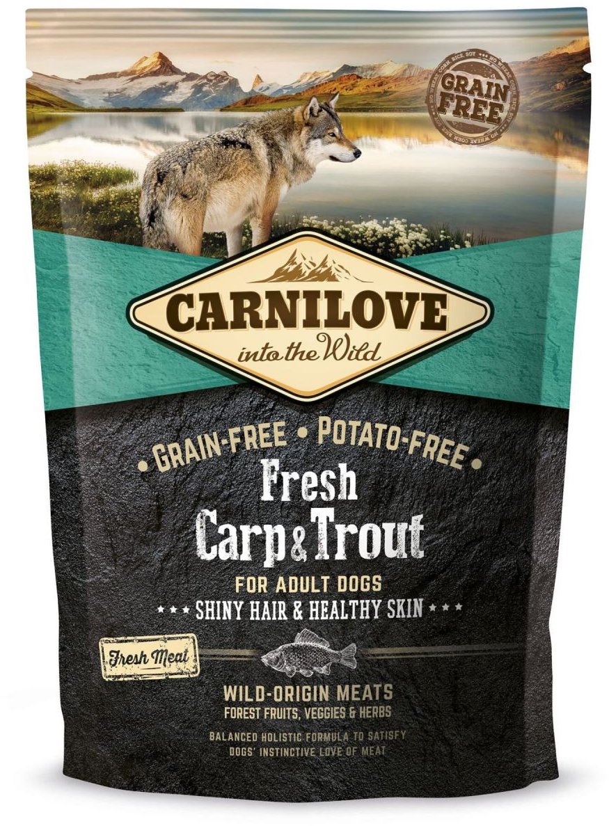 Акція на Сухой корм Carnilove Carnilove Fresh Carp Trout для взрослых собак всех пород рыба 1.5 кг (8595602527533) від Stylus
