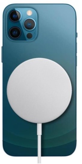 Акція на Wiwu Wireless Charger MagSafe (M5) 15W White for iPhone 15 I 14 I 13 I 12 series від Stylus