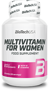 Акція на BioTechUSA Multivitamin for Women 60 tabs від Y.UA
